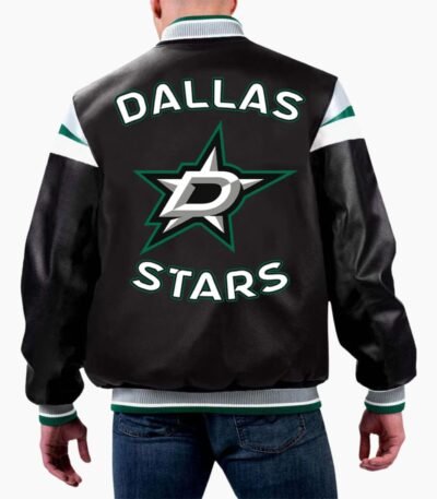 NHL Dallas Star Varsity Leather Jacket