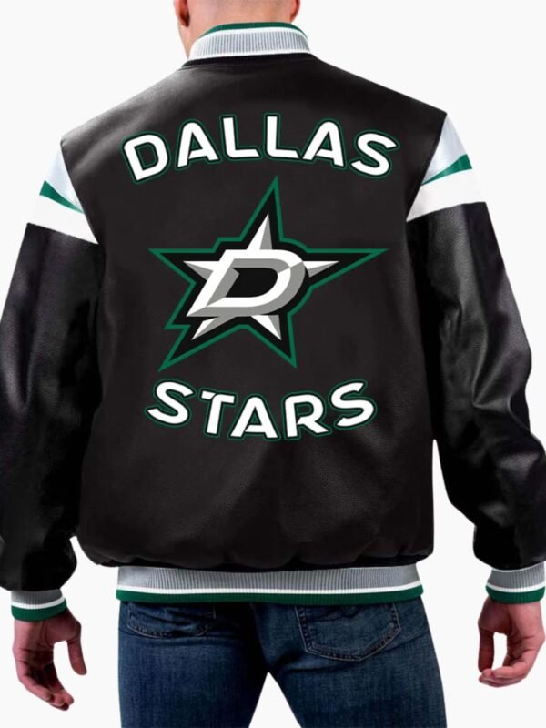 NHL Dallas Star Varsity Leather Jacket