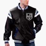 NHL Los Angeles Kings Varsity Leather Jacket