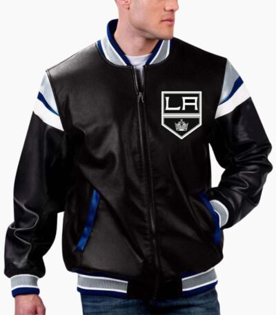 NHL Los Angeles Kings Varsity Leather Jacket