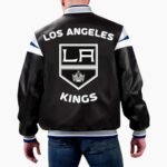 NHL Los Angeles Kings Varsity Leather Jacket