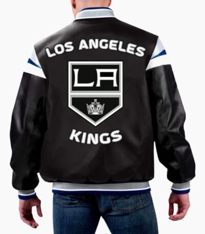 NHL Los Angeles Kings Varsity Leather Jacket