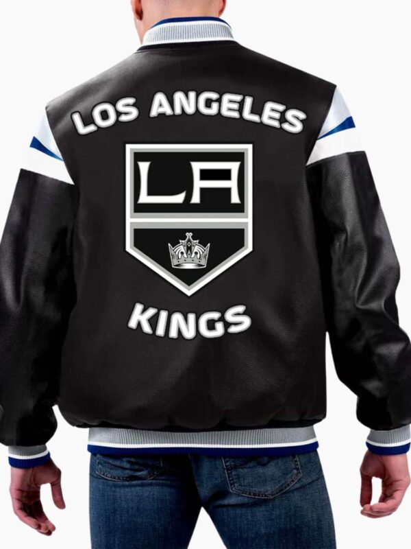 NHL Los Angeles Kings Varsity Leather Jacket
