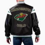 NHL Minnesota Wild Varsity Leather Jacket
