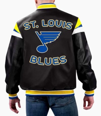 NHL St. Louis Blues Full Varsity Leather Jacket