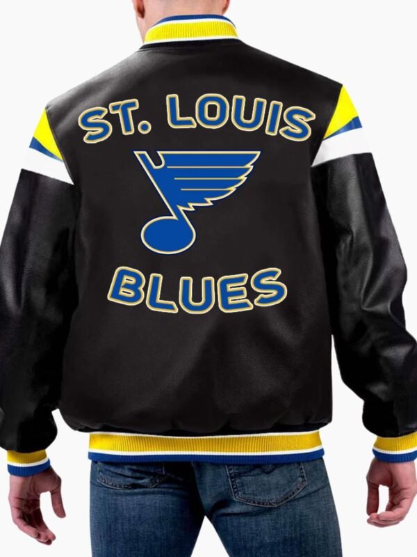 NHL St. Louis Blues Full Varsity Leather Jacket