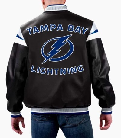 NHL Tampa Bay Lightning Varsity Leather Jacket