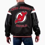 NHL Varsity Jersey Devils Varsity Leather Jacket