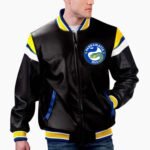 NRL Parramatta Eels Varsity Leather Jacket