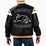 NRL Penrith Varsity Leather Jacket