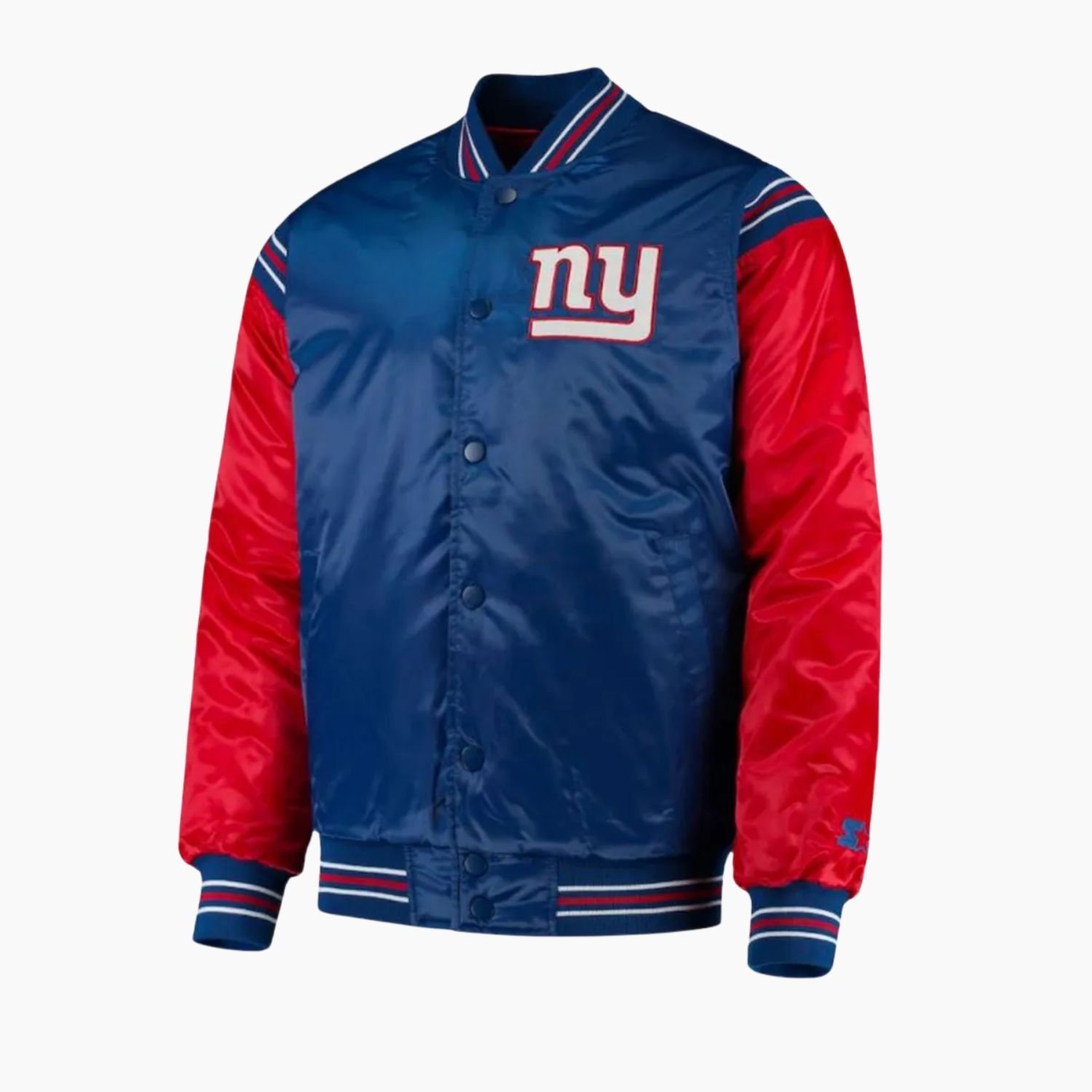 NY Giants Red and Blue Satin Jacket NY Giants Red and Blue Satin Jacket