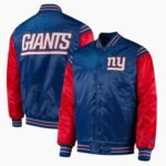 NY Giants Red and Blue Satin Jacket