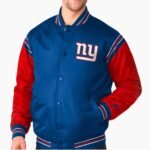 NY Giants Red and Blue Satin Jacket