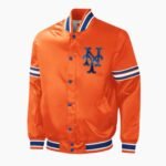 NY Mets Slider Orange Satin Jacket