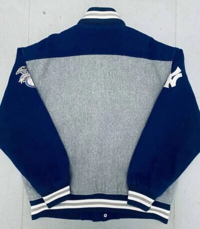 NY Yankees 1990's Script Spellout Varsity Jacket