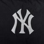 NY Yankees Black Puffer Jacket