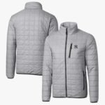 NY Yankees Full-Zip Grey Puffer Jacket