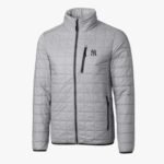 NY Yankees Full-Zip Grey Puffer Jacket