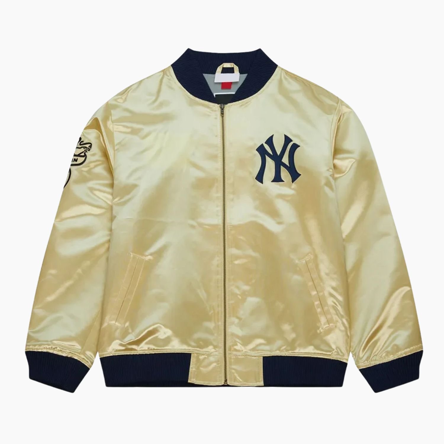 NY Yankees Team OG 2.0 Gold Satin Jacket NY Yankees Team OG 2.0 Gold Satin Jacket