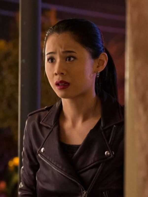 Nancy Drew Leah Lewis Black Leather Jacket
