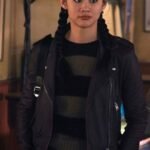 Nancy Drew Leah Lewis Black Leather Jacket