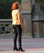 Natasha Romanoff The Avengers Camel Color Leather Jacket