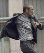 Negan TV Series The Walking Dead Black Leather Jacket