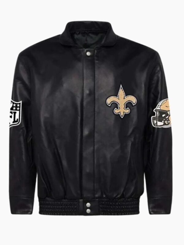 New Orleans Saints Full Leather Jacket