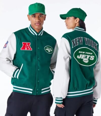 New York Jets NFL Green Varsity Jacket