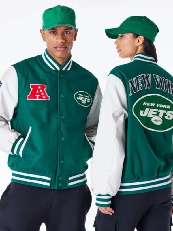 New York Jets NFL Green Varsity Jacket