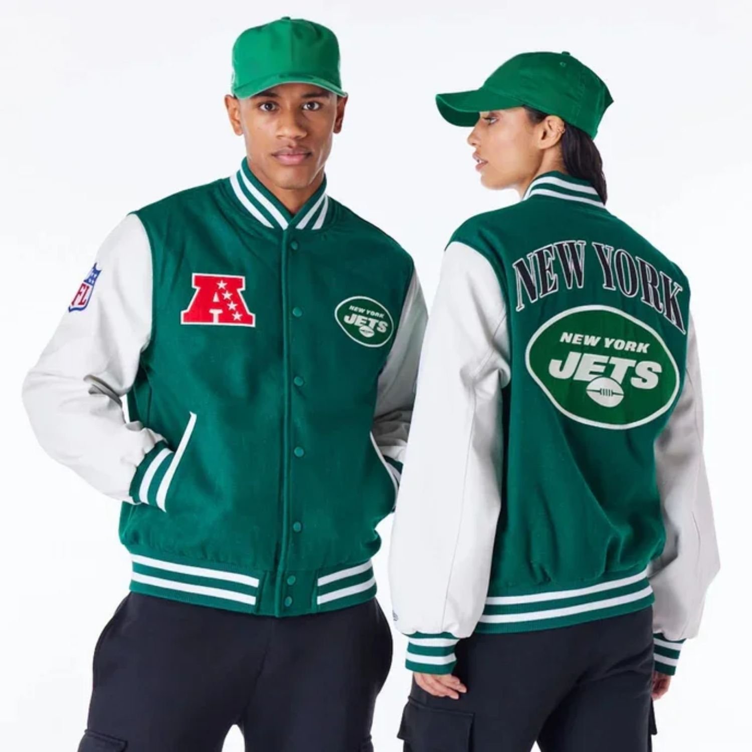 New York Jets NFL Green Varsity Jacket New York Jets NFL Green Varsity Jacket