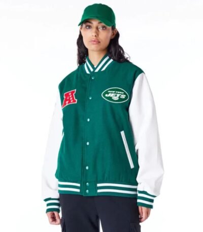 New York Jets NFL Green Varsity Jacket