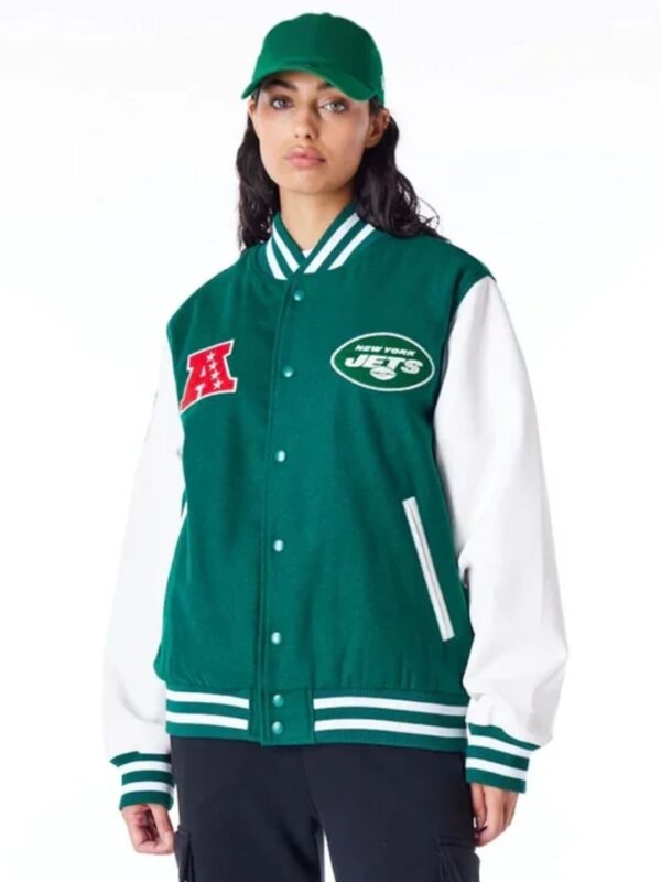 New York Jets NFL Green Varsity Jacket