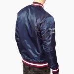 New York Yankees Baseball Navy Blue Satin Jacket