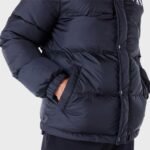 New York Yankees MLB Black Nylon Puffer Jacket
