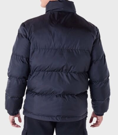 New York Yankees MLB Black Nylon Puffer Jacket