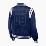 New York Yankees Navy Bomber Full-Zip Jacket