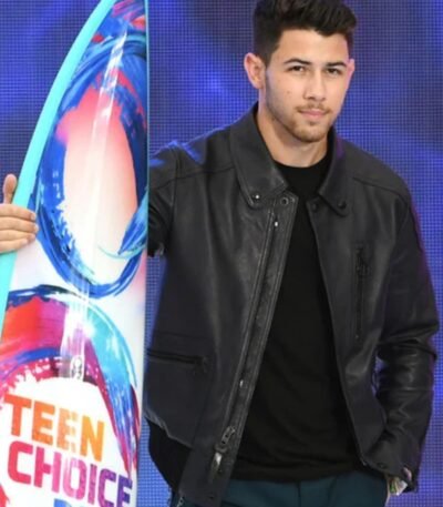 Nick Jonas Leather Jacket