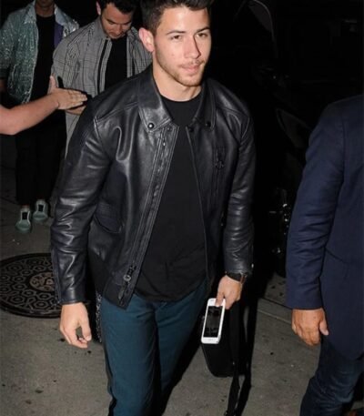 Nick Jonas Leather Jacket