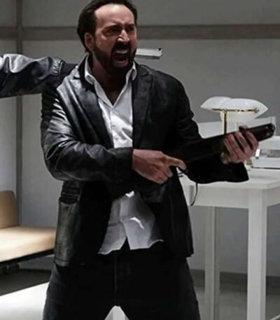Nicolas Cage Prisoners Of The Ghostland Leather Blazer