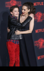Noah Schnapp Brown Stranger Things Season 2 Premiere