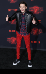 Noah Schnapp Brown Stranger Things Season 2 Premiere