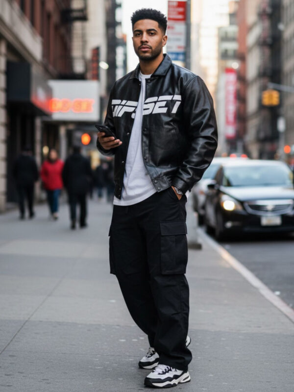 OVO Dipset Diplomats Leather Jacket