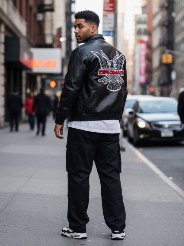 OVO Dipset Diplomats Leather Jacket