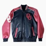 Oklahoma Sooners NCAA Football Leather Varsity Jacket USA