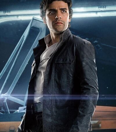 Oscar Isaac Leather Jacket Star Wars: The Last Jedi