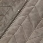 Padded Real Suede Biker Leather Jacket