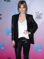 Party Bella Thorne Black Leather Jacket