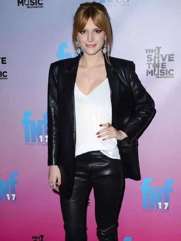 Party Bella Thorne Black Leather Jacket