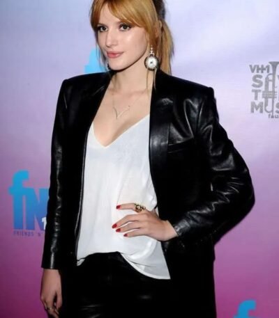 Party Bella Thorne Black Leather Jacket